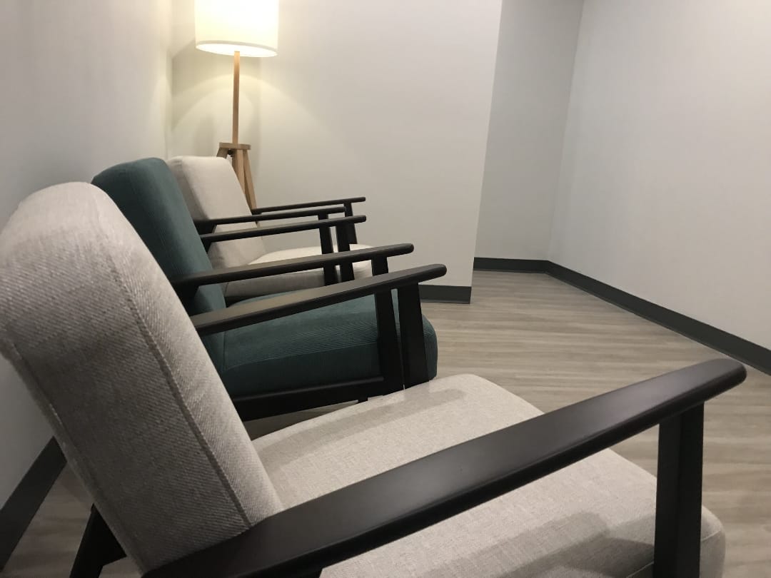 Salle d’attente de la clinique à Ste-Foy